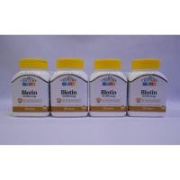 ราคา 21st Century, Biotin, 10,000 mcg, 120 Tablets วิตามินบำรุงผม ผิว เล็บ (1804203260)