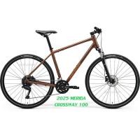 ราคา 2025 MERIDA CROSSWAY 100 จักรยานไฮบริดดิสค์เบรค 18 สปีด (28409981649)