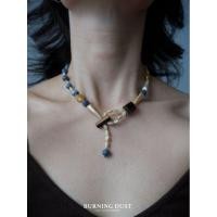 ราคา เปลือกหอยทาก ภาพวาดสีน้ํามันวินเทจสร้อยคอลูกปัดแฮนด์เมดดั้งเดิมวันหยุด (42230672895)