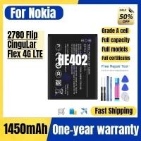 ราคา HE402 สําหรับ Nokia 2780 Flip/CinguLar Flex 4G LTE แบตเตอรี่โทรศัพท์คุณภาพสูงความจุสูงเปลี่ยนแบตเตอรี่ Bateria เกรด A โทรศัพท์มือถือ (47814492892)