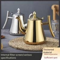 ราคา 1/1.5/2/L stainless steel teapot with infusion set, very suitable for ADT flowers, stove coffee pot, safe (26660835851)