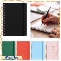ราคา สมุดบันทึกแบบม้วน MELIFLU, สมุดไดอารี่ B6 หนา, การออกแบบสายรัดเกลียวเรียบง่ายสมุดเขียนสํานักงานโรงเรียน (56912066109)