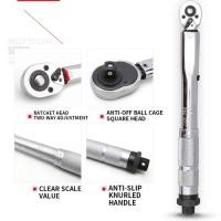 ราคา 1/4 5-25N Auto Repair Preset Torque Wrench machine Repair Kilogram torque wrench 25NM Torque wrench (53506799919)