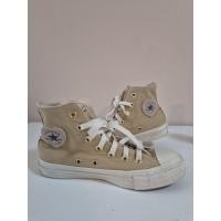 ราคา มือสอง​ Converse Chuck Taylor All Star Heart Patch HI สีเบจ/ครีม23cm (55713355403)