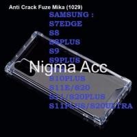 ราคา เคสป้องกันการแตก Fuze Samsung S7 S8 S9 S10 S20 FE Plus Ultra Edge Lite Hardcase อะคริลิคใส Mica Hard Anti-impact (45609378621)