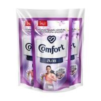 ราคา คอมฟอร์ท สบาย น้ำยาปรับผ้านุ่มสีม่วง Comfort Sabai Softener Purple 500ml. Pack3 (45659457645)