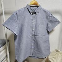 ราคา muji (L) u.s.a. limited เสื้อเชิ้ตแขนสั้น (51304821357)