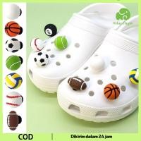 ราคา Crocs รองเท้าตกแต่ง 7 ชิ้นน่ารักบุคลิกภาพ Crocs รองเท้าแตะอุปกรณ์เสริม 3D Ball ประเภท Crocs Charms (51711010335)