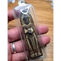 ราคา พระร่วงรางปืน เนื้อชินตะกั่ว สูงรวม 3.5 นิ้ว ไม่ทราบปี เลี่ยมพร้อมใช้ (57111425521)