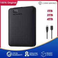 ราคา ฮาร์ดดิสก์แบ Elements 1TB-2TB-4TB HDD ฮาร์ดดิสก์แบบพกพา USB3.0 External Hard Disk 2.5'' Portable hard drives (53660084087)