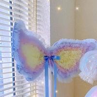 ราคา เด็กแองเจิลปีกสายรุ้งเด็กแสดงแฟนตาซีที่มีสีสันปีกสาวนางฟ้ากลับตกแต่งเอลฟ์ปีก (47259790193)