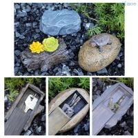 ราคา Nio Outdoor Key Storage Tree Stump Shape Key Holder ช่องลับ Consider (44813684732)