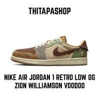 ราคา NIKE AIR JORDAN 1 RETRO LOW OG ZION WILLIAMSON VOODOO (22704438952)
