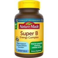 ราคา Nature Made Super B Energy Compound, ผลิตภัณฑ์เสริมอาหารระบบประสาท, แคปซูลอ่อน 60 แคปซูล, อุปทาน 60 วัน (48363534198)