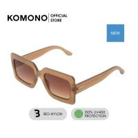 ราคา KOMONO Lana Sahara แว่นกันแดด ทรงสี่เหลี่ยม สีน้ำตาลอ่อน กันรังสี UV400 วัสดุคุณภาพ (24470336159)