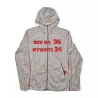 ราคา เสื้อแจ็คเก็ตผ้าร่มมีฮู้ด (19353664434)