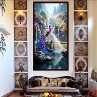 ราคา E360ชุดปักครอสติชเส้นด้าย Cross stitch ครอสติชผ้าพิมพ์ลาย งานฝีมือ DIY งานเย็บ... (43079389912)