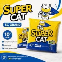 ราคา SUPER CAT Cleaning Mop ม็อบถูพื้น ขนาด 10 นิ้ว ด้ามสีน้ำเงิน | หัวม็อบสีน้ำเงิน | พร้อมใช้งาน (50309758207)
