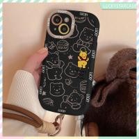ราคา หมีน่ารัก เคสไอโฟนหรูหราไฮโซ กันกระแทก For iPhone 11 13 16 Plus XR 12 7P 8P X/XS 16 14 15 PRO MAX เคสโทรศัพท์มือถือนิ่ม (44366052567)