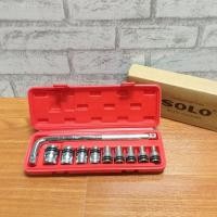 ราคา ชุดบล็อก บล็อค 4 หุน 10 ชิ้น SOLO (1554188769)