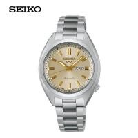 ราคา SEIKO 5 Sports Automatic นาฬิกาข้อมือผู้หญิง (ไซโก) รุ่น SRE023K ขนาด 32 mm. สีทอง (57751621965)