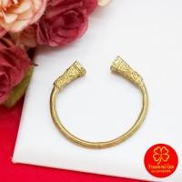 ราคา กำไลทองเหลืองโบราณลายสุโขทัย ฟรีไซส์ ปรับขนาดได้ตามต้องการ งานทองเหลืองแท้ งานดิบไม่ได้ชุบ ทองเหลืองโบราณ พร้อมส่ง (41418325461)