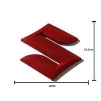 ราคา ป้ายโลโก้ Suzuki สีแดง ขนาด 10.5 x 10 cm สำหรับรถ Suzuki Swift **ครบเครื่องเรืองประดับ** (10182276700)