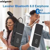 ราคา หูฟังไร้สาย ELDGEAN, 50H Play Time Bluetooth 6.0 หูฟังบลูทูธแบบหนีบเสื้อ,ไมโครโฟนคู่จอแสดงผล LED ENC Noise Cancelling ชุดหูฟังไร้สายแฮนด์ฟรีการสื่อสาร (51111577282)