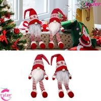 ราคา TYLER ตุ๊กตาคริสต์มาส Faceless Gnome, Kawaii Mini ตุ๊กตาคริสต์มาสขายาว, ลานสวนตกแต่งการ์ตูนประณีตโรแมนติกถักตุ๊กตาคริสต์มาสเด็ก (29845240369)