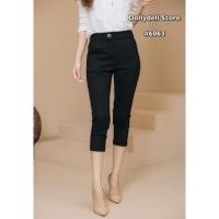 ราคา กางเกงdollydellขา7-8ส่วน สีดำผ้ายืดกระชับ (20929206200)