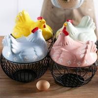 ราคา ตะกร้าไข่เซรามิก HIJAU | ถังใส่ไข่รูปไก่ |ตะกร้าใส่ไข่ สีชมพู ฟ้า เหลือง เขียว (53308277604)