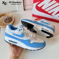 ราคา Nike ของแท้ 100% Air Max 1 UNC สีขาวฟ้า (40962294156)