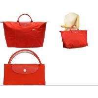 ราคา พร้อมส่ง แท้ % New Longchamp Le Pliage กระเป๋าเดินทาง รุ่น Classic Size L สีแดง (23907182794)
