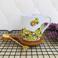 ราคา แก้วมัค แก้วกาแฟเซรามิคญี่ปุ่น PEANUTS ลาย WOODSTOCK (Snoopy) มือสอง (21577258179)