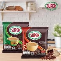 ราคา [ 1 ถุง] ซุปเปอร์ คอฟฟี่ ซุปเปอร์กาแฟปรุงสำเร็จชนิดผง 20 กรัม แพค 25 ซอง ซุปเปอร์กาแฟ 3 in 1 (27594366450)