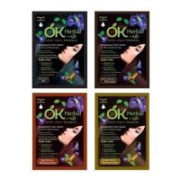 ราคา (แบบซอง)ยาสระเปลี่ยนสีผม OK Herbal โอเค เฮอเบิล 30ml. (25589549217)