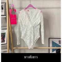 ราคา บอดี้สูทลูกไม้แขนยาวงานป้ายไซส์M(งานใหม่นะคะ) (27708290854)