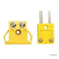 ราคา Fol K-Type Panel Mount Thermocouple Miniature Socket และ Plug Connector สีเหลือง (45962432357)