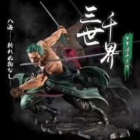 ราคา One Piece: Three Thousand Worlds Zoro Figure, Three Blades Style, Bunker Hill Luffy Anime 2D Model (49412158350)