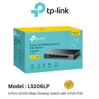 ราคา TP-LINK LS106LP 6-Port 10/100 Mbps Desktop Switch with 4-Port PoE (28826405710)