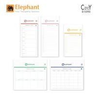 ราคา Elephant Sticky Note To-Do List Weekly Planner รายเดือน Memo Pad Notepad 30 แผ่น (41032694169)
