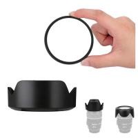ราคา 55mm UV Filter Bayonet Reversible Lens Hood For Canon RF-S 18-150mm F3.5-6.3 IS STM Lens on EOS R7 R10 (22783821019)