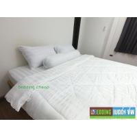 ราคา Bedding Cheap ผ้าปูที่นอน ชุดผ้านวม 6 ฟุต 6 ชิ้น พร้อมผ้าห่ม 8 ฟุต (574402421)