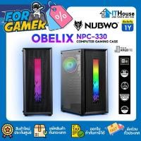 ราคา NUBWO NPC330 OBELIX ARGB GAMING CASEรองรับบอร์ด ATX, MATX, MINI-ITXพร้อมไฟ RGB ด้านหน้าเคส กระจกนิรภัยด้านข้าง (23842709011)