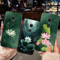 ราคา เคส Xiaomi Redmi Note 3/Redmi Note 4/Note 4X/Redmi 5/Redmi 5 Plus พิมพ์ลายดอกบัวสวยงาม หรูหรา หรูหรา ราคาถูก (52210691079)