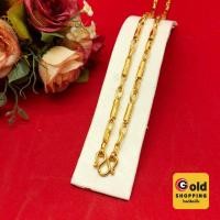 ราคา สร้อยคอทองลายโซ่คั่นปล้องตัดลาย ความยาว 26 นิ้วใส่ในชีวิตประจำวันได้ พร้อมส่ง (26623539955)