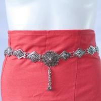 ราคา เข็มขัดไทยออเจ้า เข็มขัดผ้าถุง สีเงินรมดำ ล้านนา 11 (1054506655)