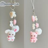 ราคา เผชิญ กระต่ายน่ารักคิตตี้หมีจี้พวงกุญแจลูกปุยโบว์ลูกปัดโซ่โทรศัพท์มือถือป้องกันการสูญหายเชือกเส้นเล็ก น่ารัก กระเป๋าเสน่ห์ของขวัญ ไทย (42028217052)