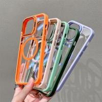 ราคา กล้องโปร่งใสป้องกัน Tempered Clear Back Magnetic iPhone Case - iP X/XS/11/12/13/14/15/16/17/Plus/Pro/Max (25248193503)
