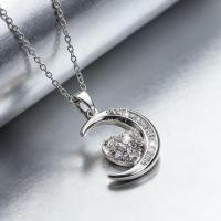 ราคา สร้อยคอเงินแท้ สร้อยคอสวยๆ ดีไซน์สุดเก๋ สร้อยสไตล์เกาหลี จี้ดาว จี้พระจันทร์ สร้อยเงินแท้ (51300203442)